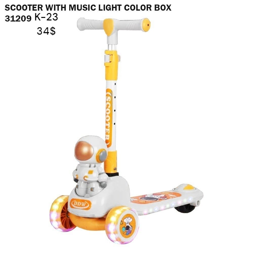 Scooter with lights