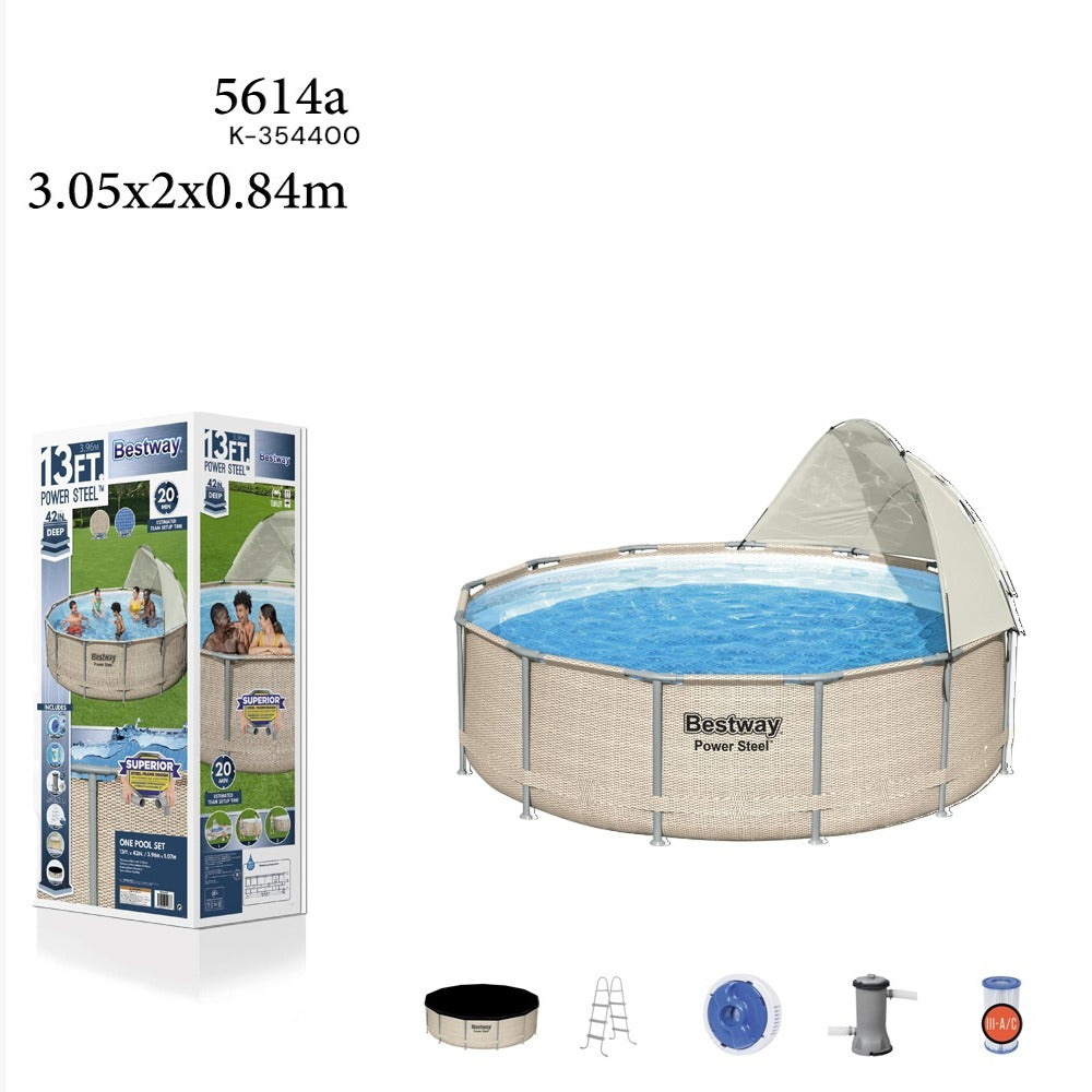 Round swimming pool