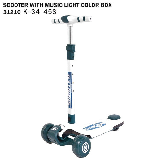 White scooter