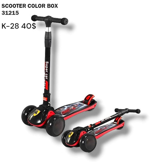 Scooter red foldable